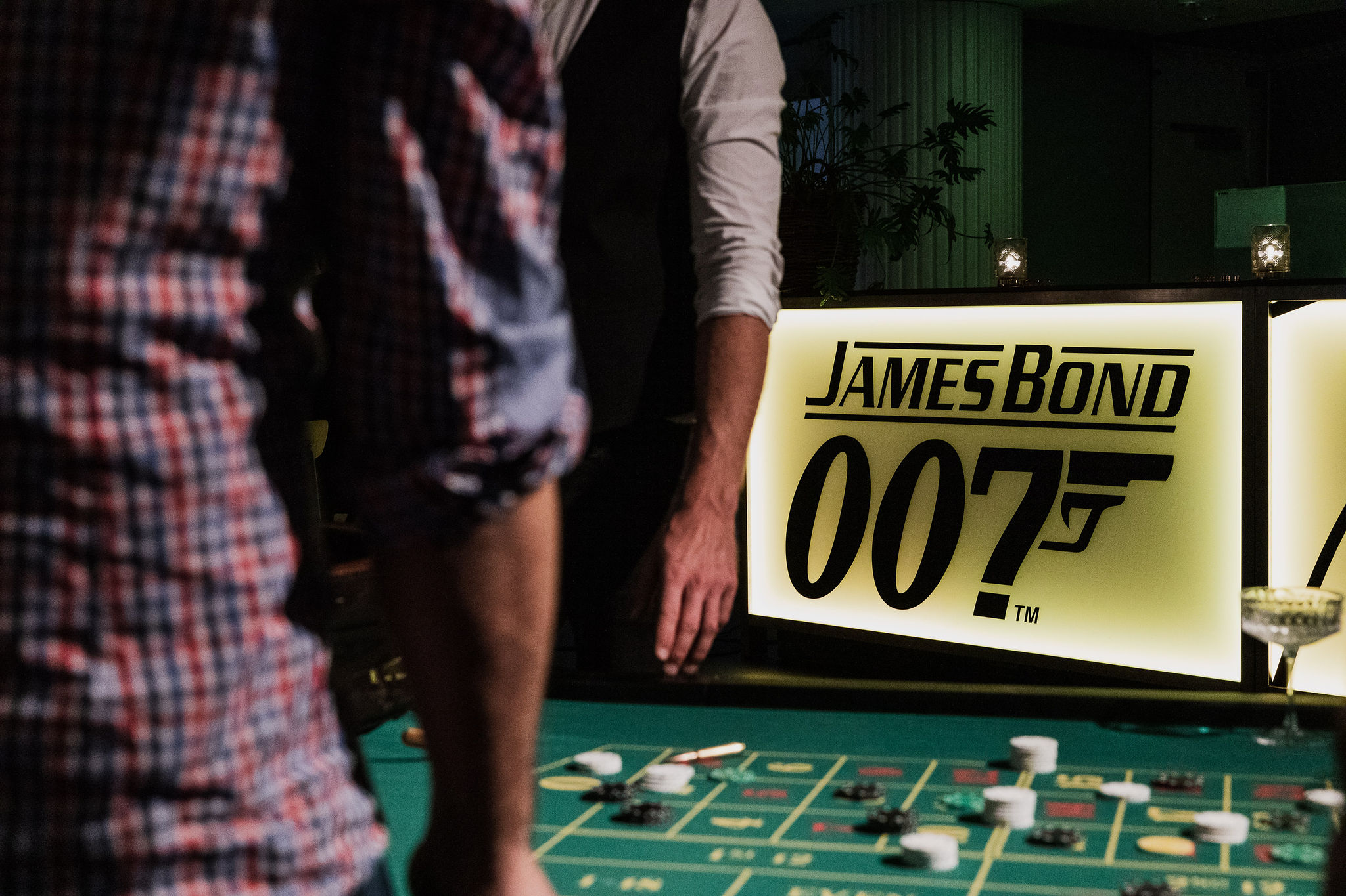James Bond Motto Feier Casino