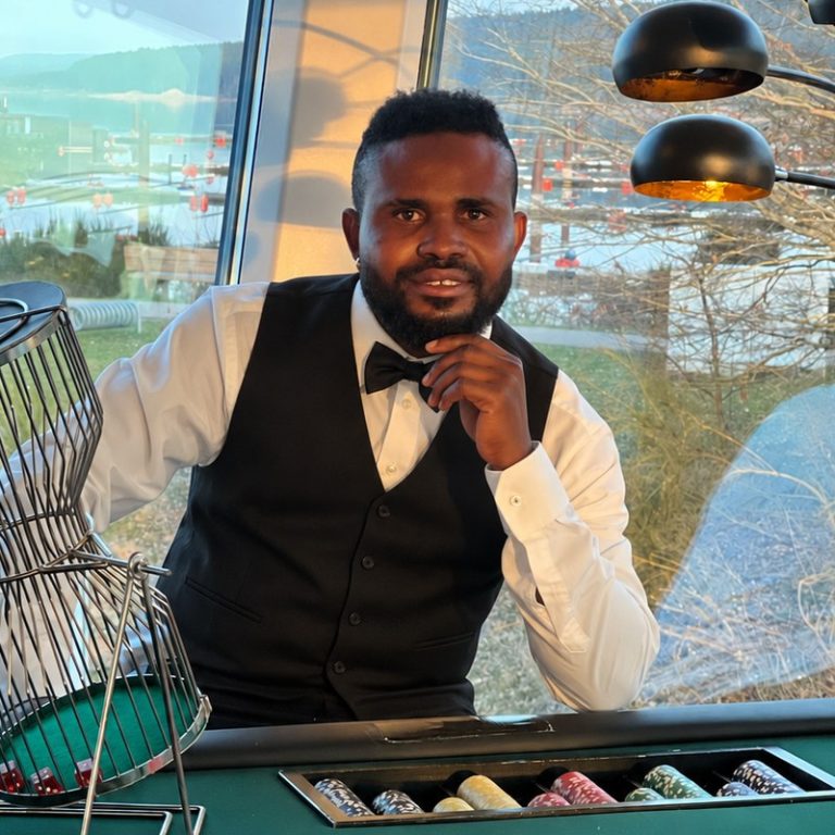 Mike, Lager & Projektleitung (Croupier: Chuck a Luck) bei GS EVENTS